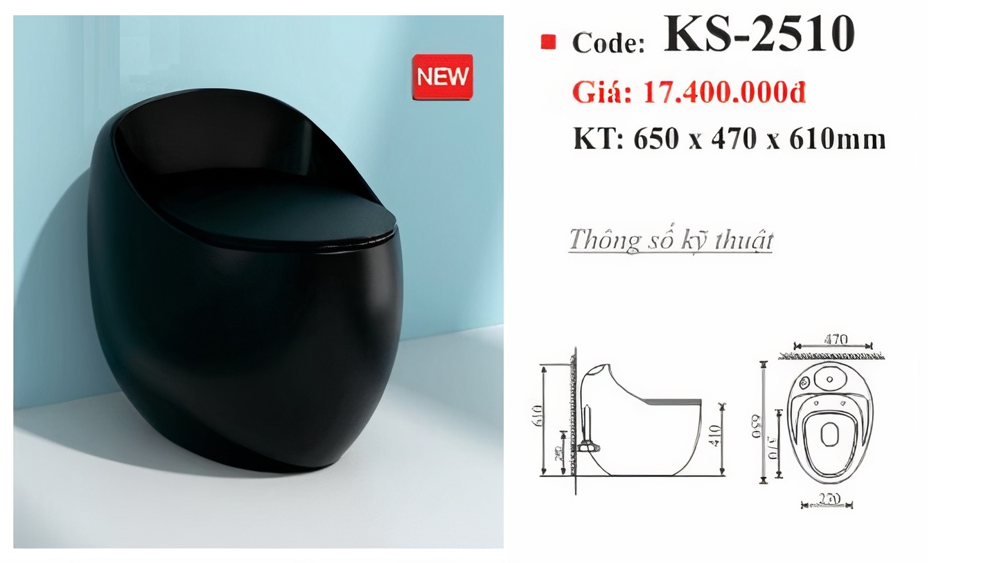 Bồn cầu Kassani KS-2510
